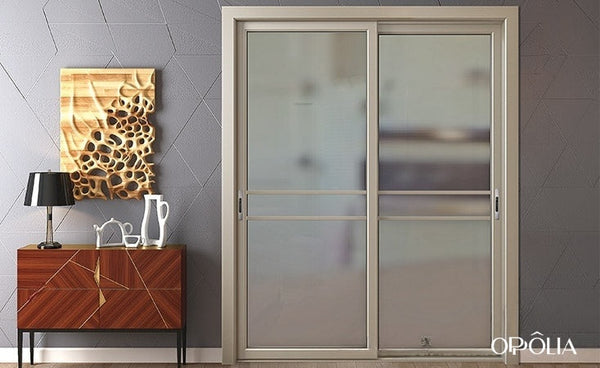 Titanium-magnesium Alloy Glass Sliding Door OBD21-006