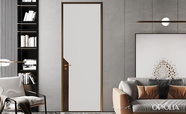 Modern PVC Wood Interior Door OBD21-016