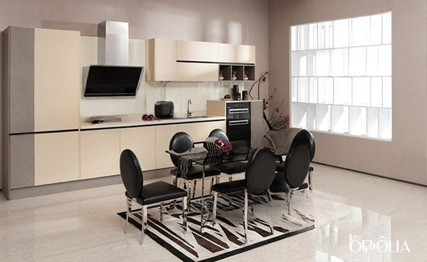 Small Kitchen Cabinets in One Wall Layout OBK21-004