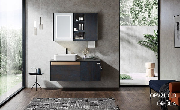Single Floating Lacquer Bathroom Vanity OBV21-010