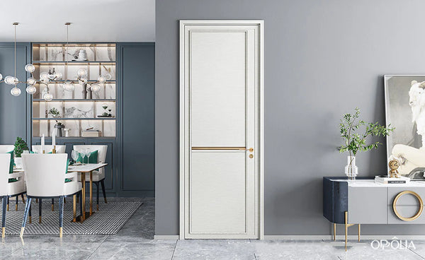 Panel Door in White Oak Finish YDX017