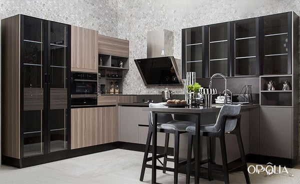 Italian Style Integrated Modern Kitchen Cabinets Set OBK21-013