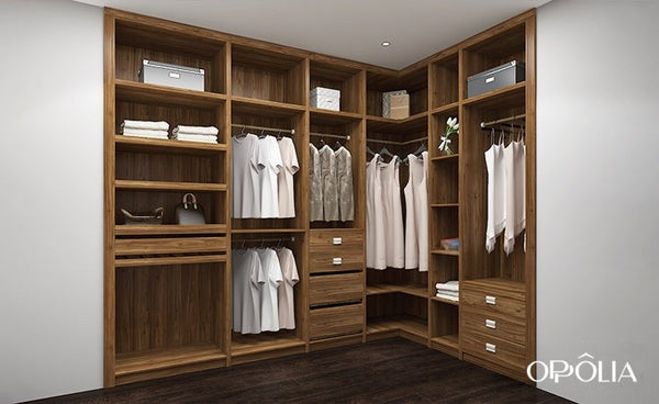 Modern Small Walk in Closet OBW22-003