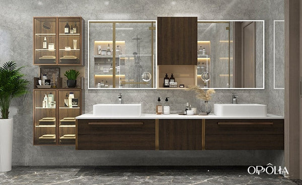 Double Bathroom Vanity with Sink OBV22-SW