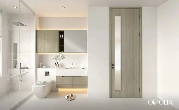 Gray Oak WPC Interior Door - YDM002D