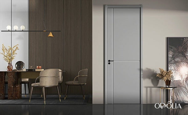 Light Grey PVC Wooden Internal Door YDC021D