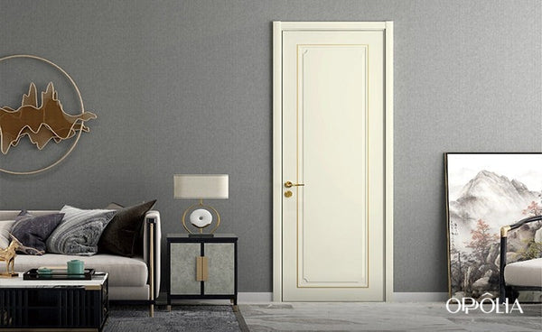 Matte Ivory White Painting Wood Door YDG091D