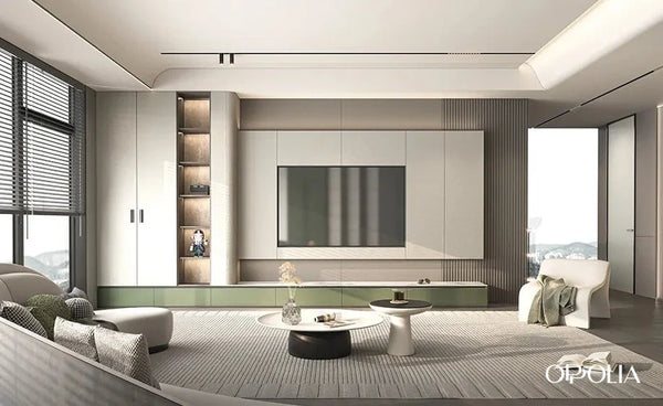 Milight Series Beige Green Seamless Whole House Interior Design - OB24AP08