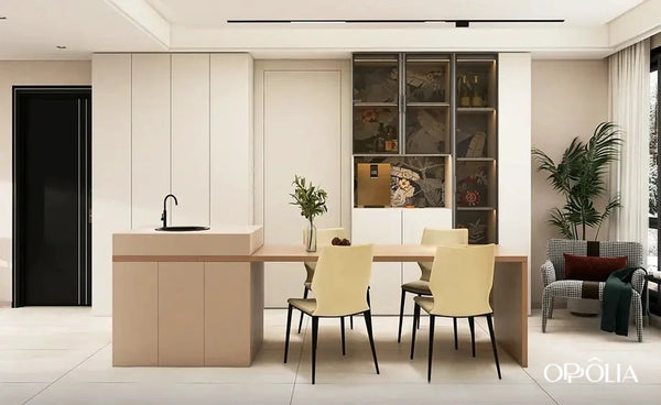 Minimalist Apartment Design in White and Wood OB23-Apart01