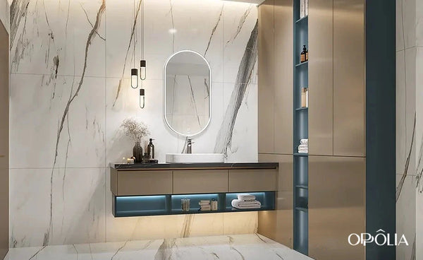 Cloud Series Modern Luxury Bathroom Cabinet Floating Vanity - OBV24L02