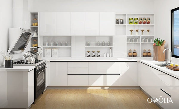 Modular Kitchen Designs for Small Kitchens OBK22-L06