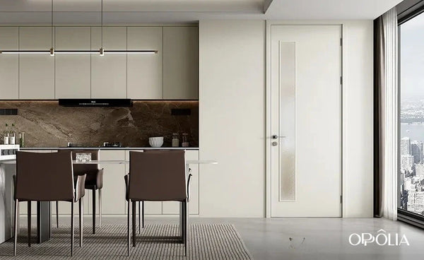 Modern Beige WPC Interior Door - YDM002D